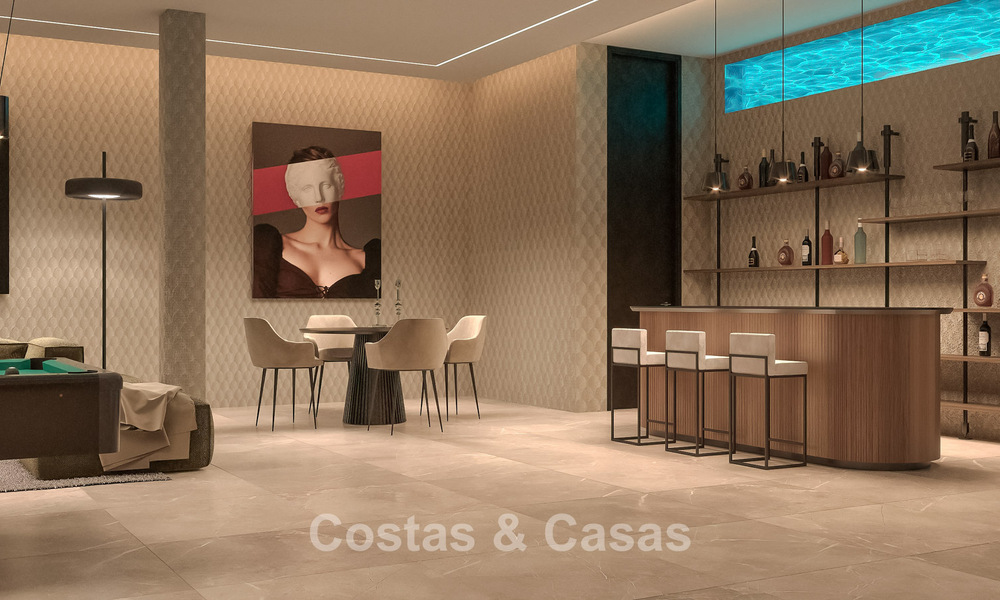 Villa design sophistiquée avec vue imprenable sur la mer à vendre à El Madroñal, Benahavis - Marbella 775255