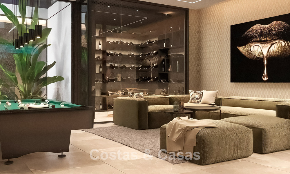 Villa design sophistiquée avec vue imprenable sur la mer à vendre à El Madroñal, Benahavis - Marbella 775260