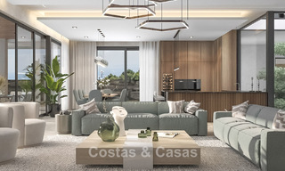 Villa design sophistiquée avec vue imprenable sur la mer à vendre à El Madroñal, Benahavis - Marbella 775266 