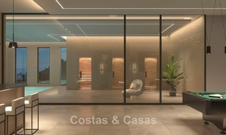 Villa design sophistiquée avec vue imprenable sur la mer à vendre à El Madroñal, Benahavis - Marbella 775269 