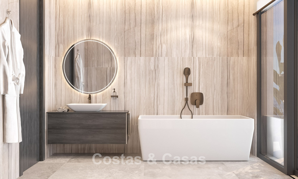 Villa design sophistiquée avec vue imprenable sur la mer à vendre à El Madroñal, Benahavis - Marbella 775273