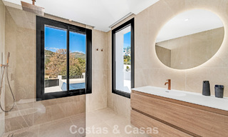 Villa design sophistiquée avec vue imprenable sur la mer à vendre à El Madroñal, Benahavis - Marbella 796829 