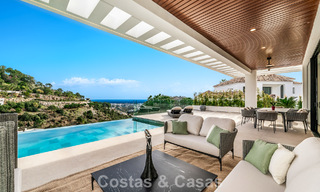 Villa design sophistiquée avec vue imprenable sur la mer à vendre à El Madroñal, Benahavis - Marbella 796863 