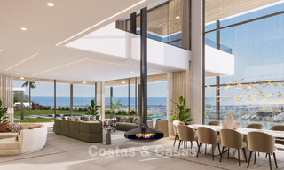 Impressionnante villa de nouvelle construction avec des vues à couper le souffle à vendre dans l'exclusif El Madroñal, Benahavis - Marbella 775279 