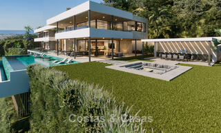 Chef-d'œuvre architectural avec vue phénoménale sur la mer à vendre à El Madroñal, Benahavis - Marbella 775305 