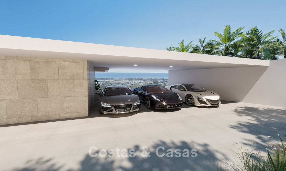 Chef-d'œuvre architectural avec vue phénoménale sur la mer à vendre à El Madroñal, Benahavis - Marbella 775308