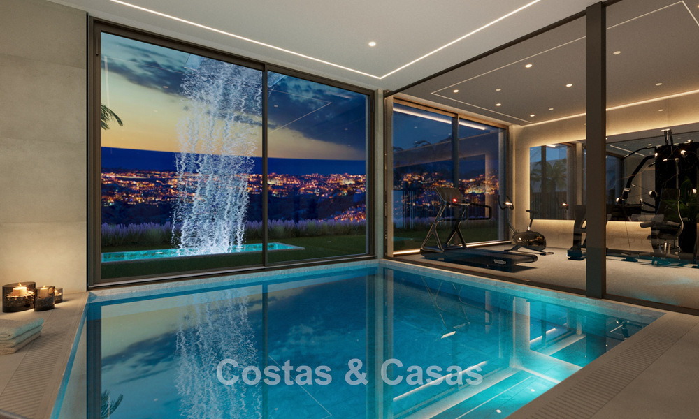 Chef-d'œuvre architectural avec vue phénoménale sur la mer à vendre à El Madroñal, Benahavis - Marbella 775317