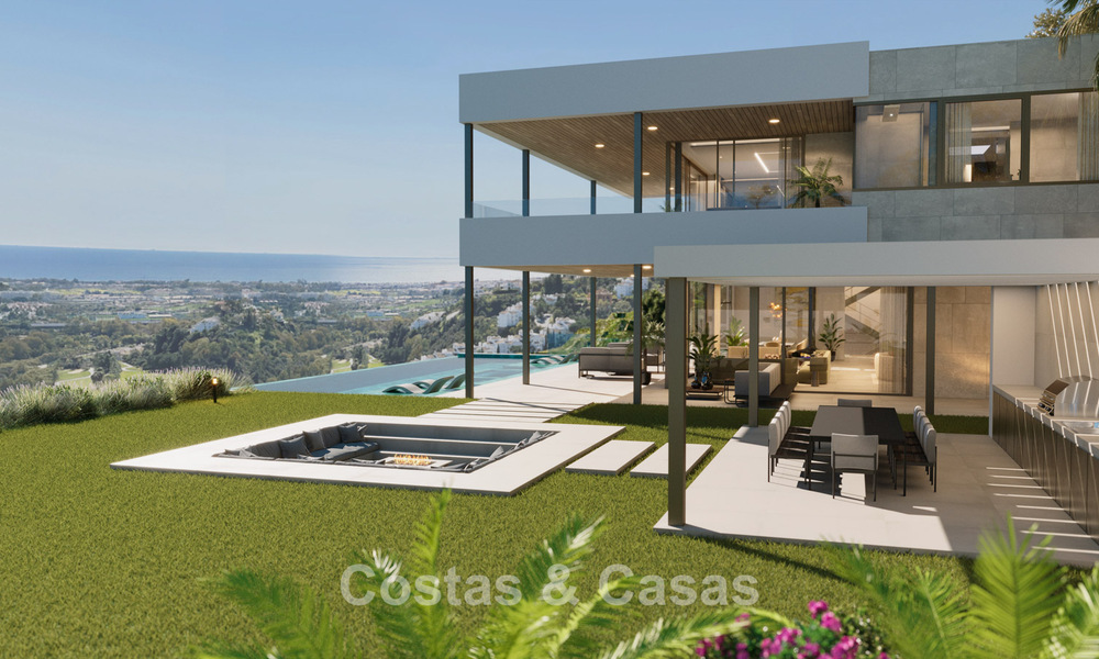 Chef-d'œuvre architectural avec vue phénoménale sur la mer à vendre à El Madroñal, Benahavis - Marbella 775318