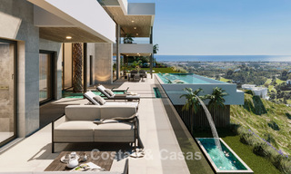 Chef-d'œuvre architectural avec vue phénoménale sur la mer à vendre à El Madroñal, Benahavis - Marbella 775319 