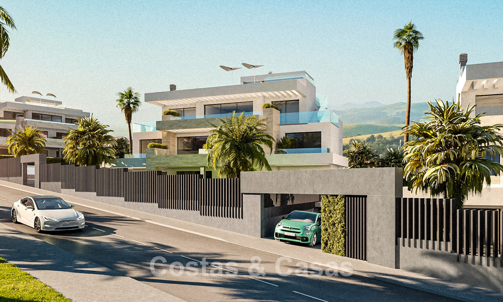 Nouveau sur le marché. Appartements de charme élégants à vendre à distance de marche de la plage à l'ouest d'Estepona 775431
