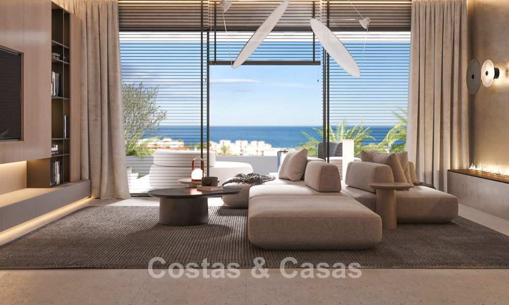 Nouveau sur le marché. Appartements de charme élégants à vendre à distance de marche de la plage à l'ouest d'Estepona 775433