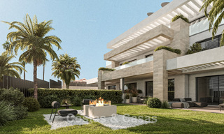 Nouveau sur le marché. Appartements de charme élégants à vendre à distance de marche de la plage à l'ouest d'Estepona 775437 