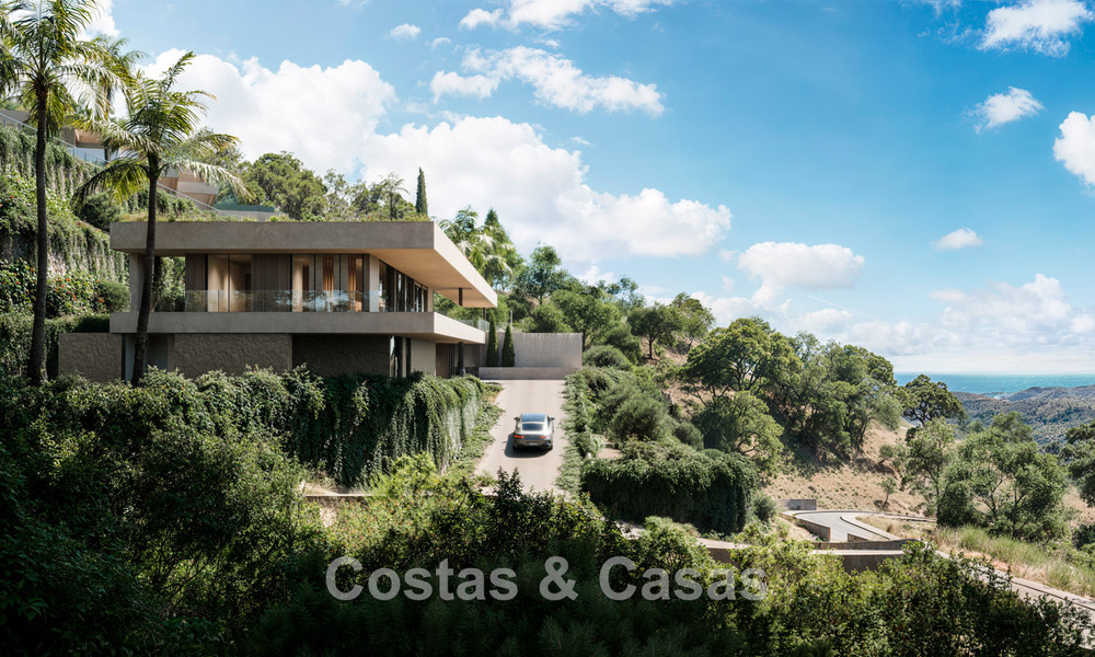 Villa de design à vendre, entourée de verdure luxuriante, dans une prestigieuse communauté fermée à Benahavis - Marbella 775385