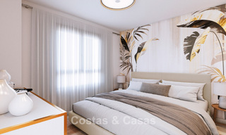 Maisons de ville neuves de 3 chambres à vendre dans un prestigieux complexe de golf à Mijas, Costa del Sol 775397 