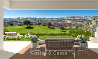 Maisons de ville neuves de 3 chambres à vendre dans un prestigieux complexe de golf à Mijas, Costa del Sol 775411 