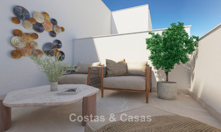 Maisons de ville neuves de 3 chambres à vendre dans un prestigieux complexe de golf à Mijas, Costa del Sol 775413 