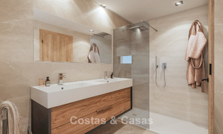 Maisons de ville neuves de 3 chambres à vendre dans un prestigieux complexe de golf à Mijas, Costa del Sol 775416 