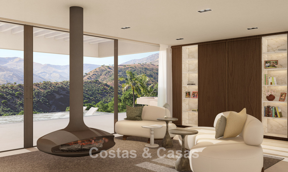 Belle villa contemporaine de style méditerranéen à vendre dans un complexe résidentiel fermé à Benahavis - Marbella 775522