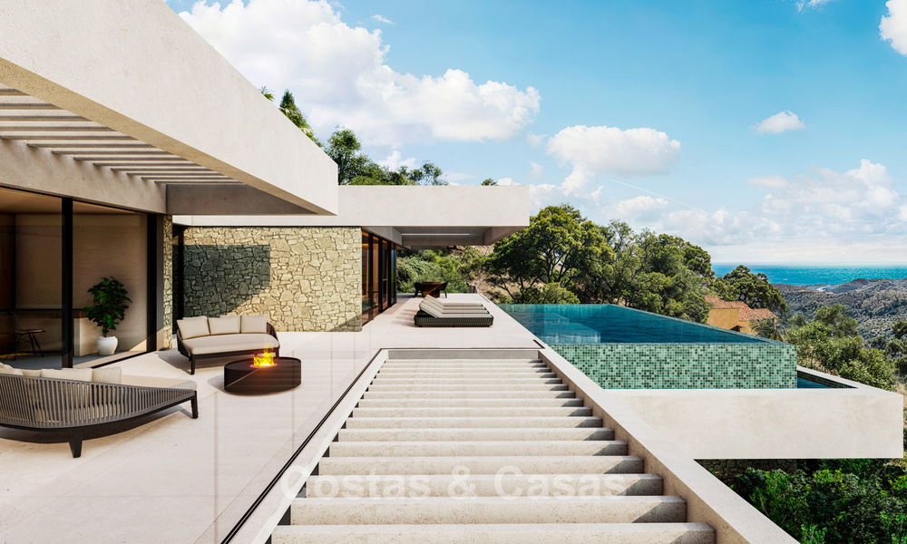 Belle villa contemporaine de style méditerranéen à vendre dans un complexe résidentiel fermé à Benahavis - Marbella 775528