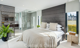 Villa luxueuse de style moderne à vendre, en bordure du terrain de golf à Nueva Andalucia, Marbella 775543 