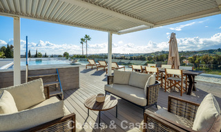 Villa luxueuse de style moderne à vendre, en bordure du terrain de golf à Nueva Andalucia, Marbella 775556 