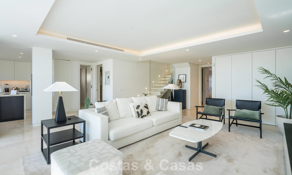 Luxueux penthouse en duplex rénové à vendre, à Puente Romano sur le Golden Mile de Marbella 775593