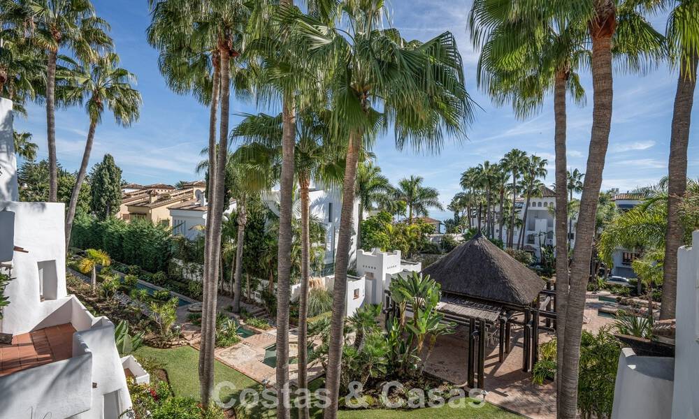 Luxueux penthouse en duplex rénové à vendre, à Puente Romano sur le Golden Mile de Marbella 775595