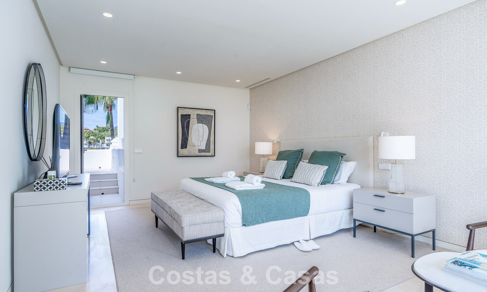 Luxueux penthouse en duplex rénové à vendre, à Puente Romano sur le Golden Mile de Marbella 775610