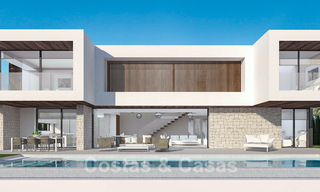 Villa contemporaine de nouvelle construction à vendre dans un complexe de golf à Mijas sur la Costa del Sol 775624 