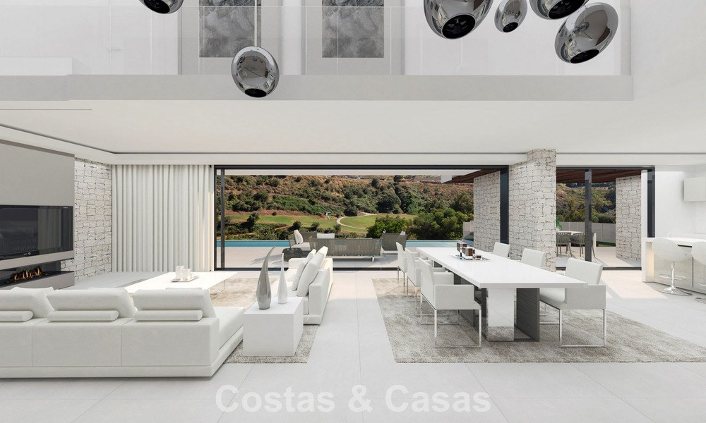 Villa contemporaine de nouvelle construction à vendre dans un complexe de golf à Mijas sur la Costa del Sol 775625
