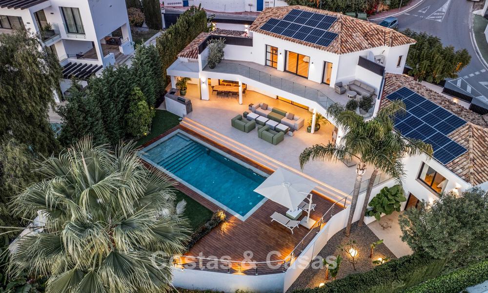 Villa méditerranéenne moderne aux influences contemporaines à vendre sur le Golden Mile de Marbella 775641