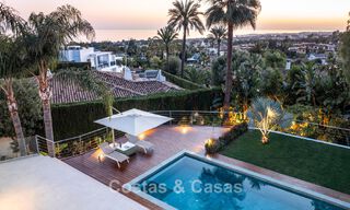 Villa méditerranéenne moderne aux influences contemporaines à vendre sur le Golden Mile de Marbella 775642 