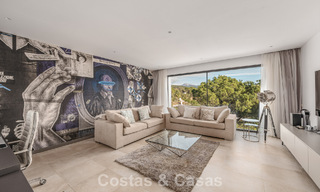 Villa de luxe moderniste avec vue sur la mer à vendre dans le quartier exclusif et sécurisé d'El Madroñal, Marbella - Benahavis 775904 
