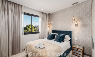 Villa de luxe moderniste avec vue sur la mer à vendre dans le quartier exclusif et sécurisé d'El Madroñal, Marbella - Benahavis 775905 