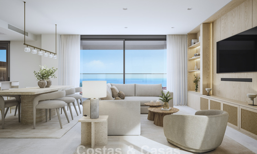 Nouveaux appartements durables avec vue sur la mer à vendre près de la plage à West Estepona. 775817