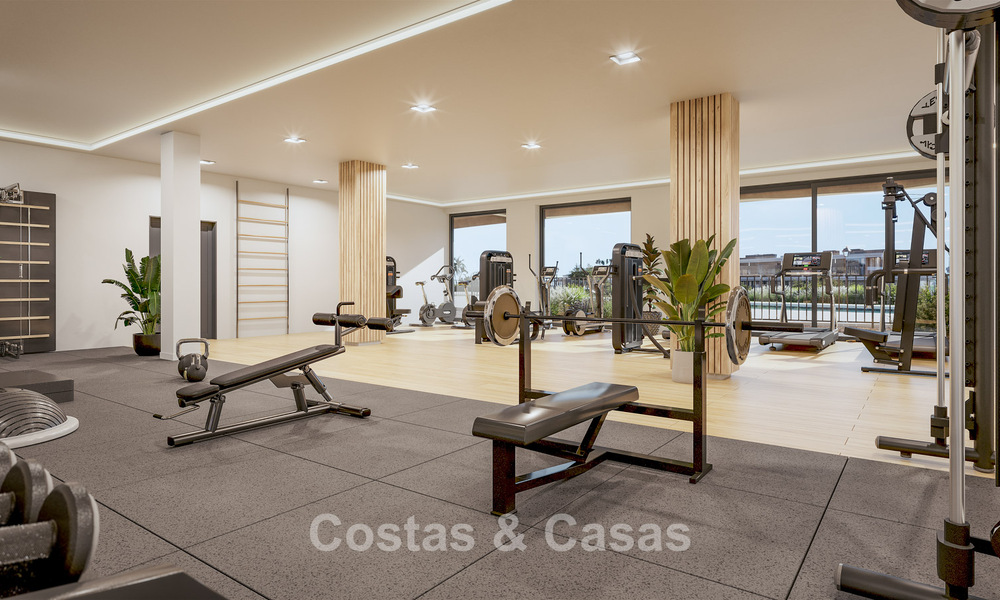 Nouveaux appartements durables avec vue sur la mer à vendre près de la plage à West Estepona. 775823