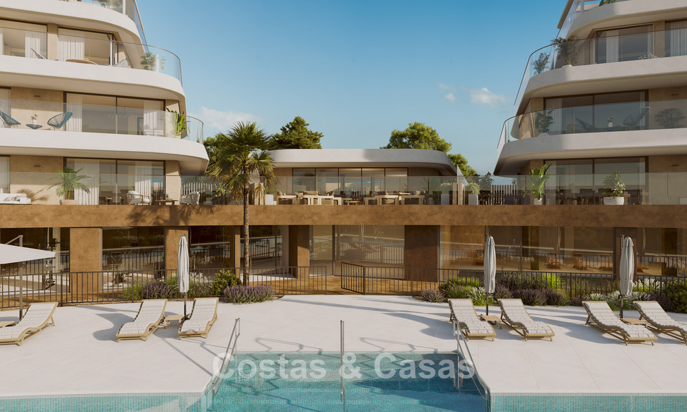 Nouveaux appartements durables avec vue sur la mer à vendre près de la plage à West Estepona. 775831