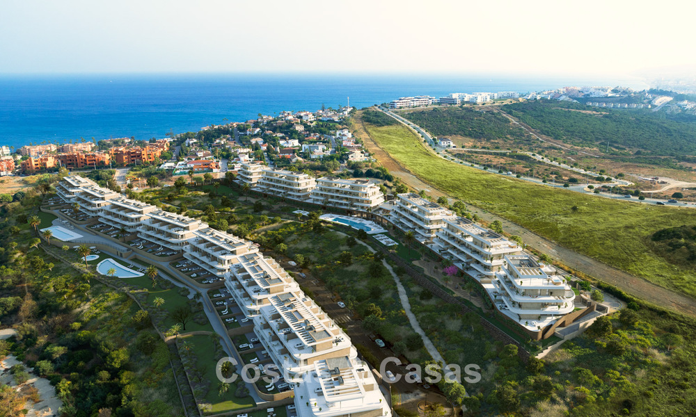 Nouveaux appartements durables avec vue sur la mer à vendre près de la plage à West Estepona. 775837