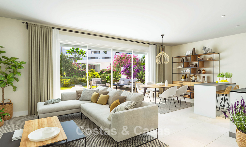 Dernières unités! Nouveaux appartements à vendre, à distance de marche des commodités et de la plage sur le New Golden Mile, Marbella - Estepona 776212