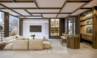 Nouveaux appartements spacieux avec vue sur le golf et la mer dans un style architectural avant-gardiste à vendre à l'est de Marbella 776198 