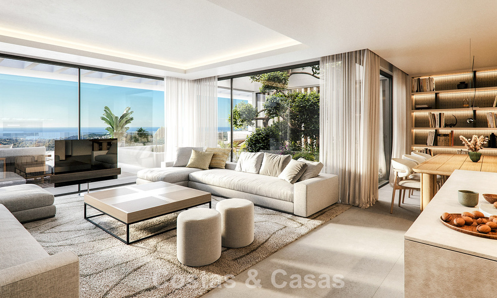 Appartements élégants sur plan à vendre à quelques pas d'un lagon artificiel sur la Costa del Sol 776167