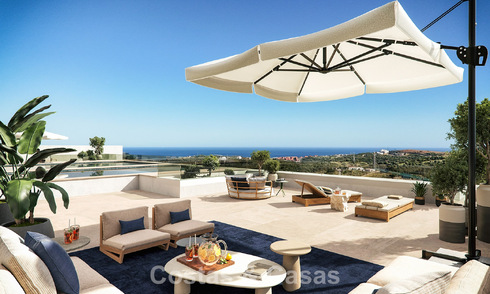 Appartements élégants sur plan à vendre à quelques pas d'un lagon artificiel sur la Costa del Sol 776170