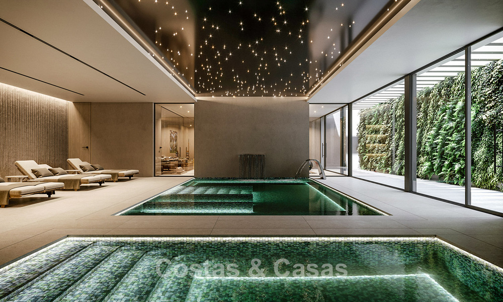 Appartements élégants sur plan à vendre à quelques pas d'un lagon artificiel sur la Costa del Sol 776171