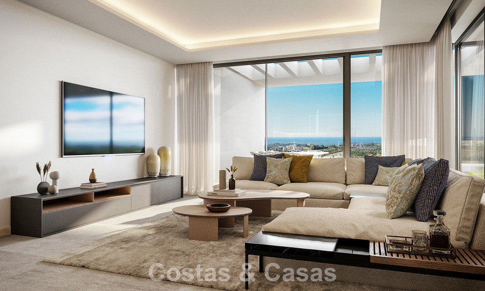 Appartements élégants sur plan à vendre à quelques pas d'un lagon artificiel sur la Costa del Sol 776174