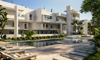 Appartements élégants sur plan à vendre à quelques pas d'un lagon artificiel sur la Costa del Sol 776176 