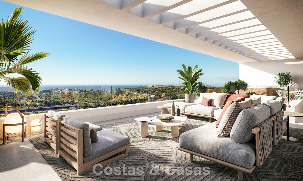 Appartements élégants sur plan à vendre à quelques pas d'un lagon artificiel sur la Costa del Sol 776179