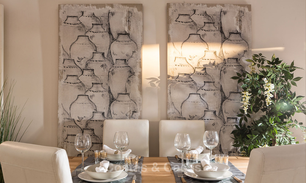 Appartements contemporains avec vue sur le golf à vendre dans un resort 5 étoiles, New Golden Mile, Marbella - Benahavís 807043