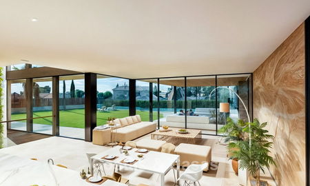 Luxueuse villa design sur plan à vendre dans une urbanisation fermée à Nueva Andalucia, Marbella 776149