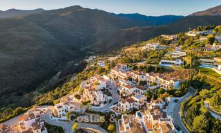 Maison avec vue sur la mer à vendre, dans une communauté calme et fermée dans les collines de Benahavis - Marbella 776241 