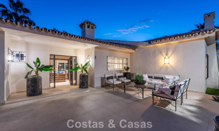 Villa de luxe prête à emménager avec un style méditerranéen moderne à vendre dans la vallée du golf de Nueva Andalucia, Marbella 776262 